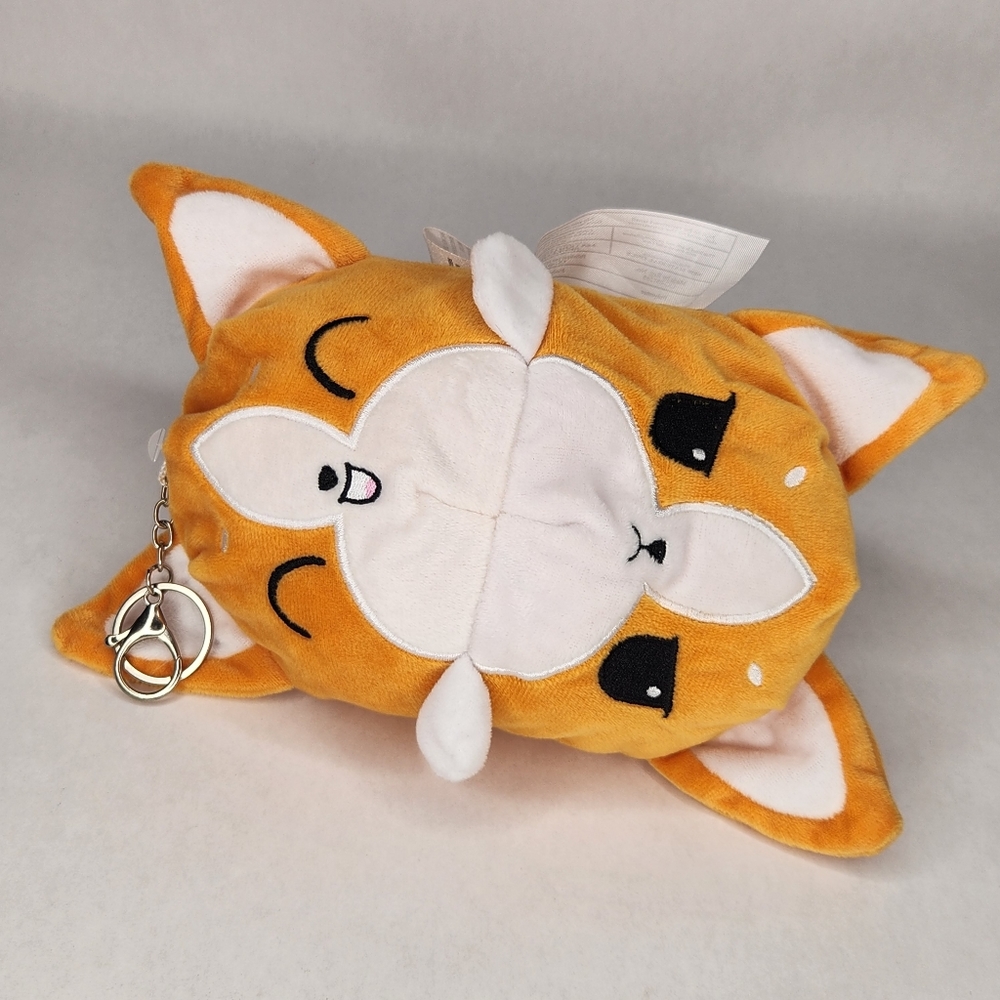 Reversible Corgi Plush Keychain